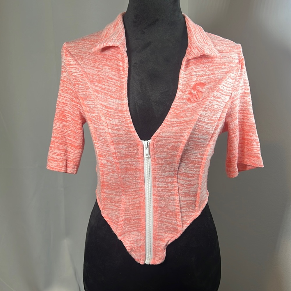 Women's coral SoleBoy corset Sz M